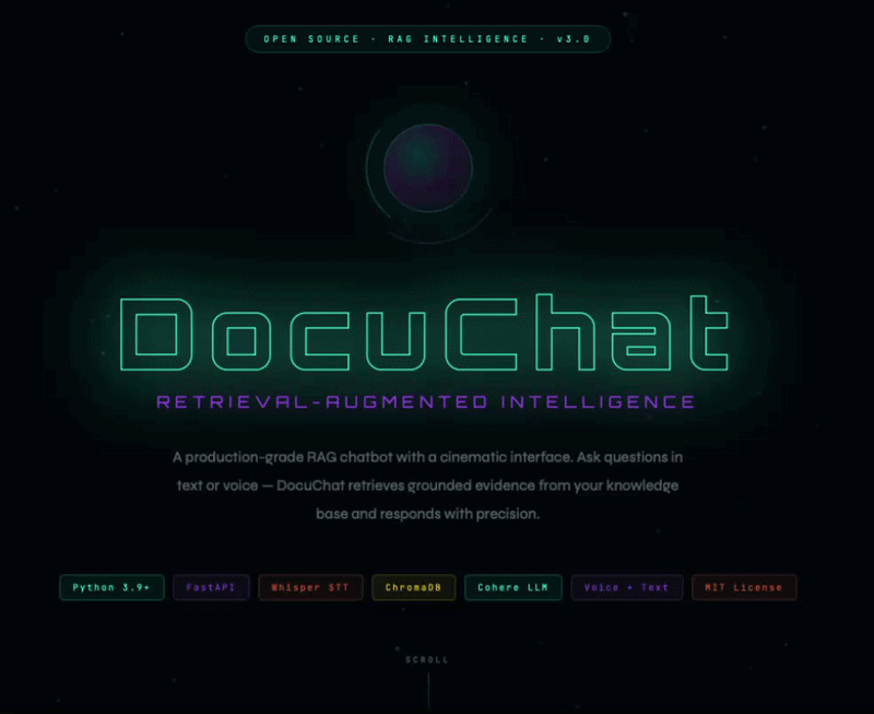 DocuChat: Voice + Text RAG Chatbot