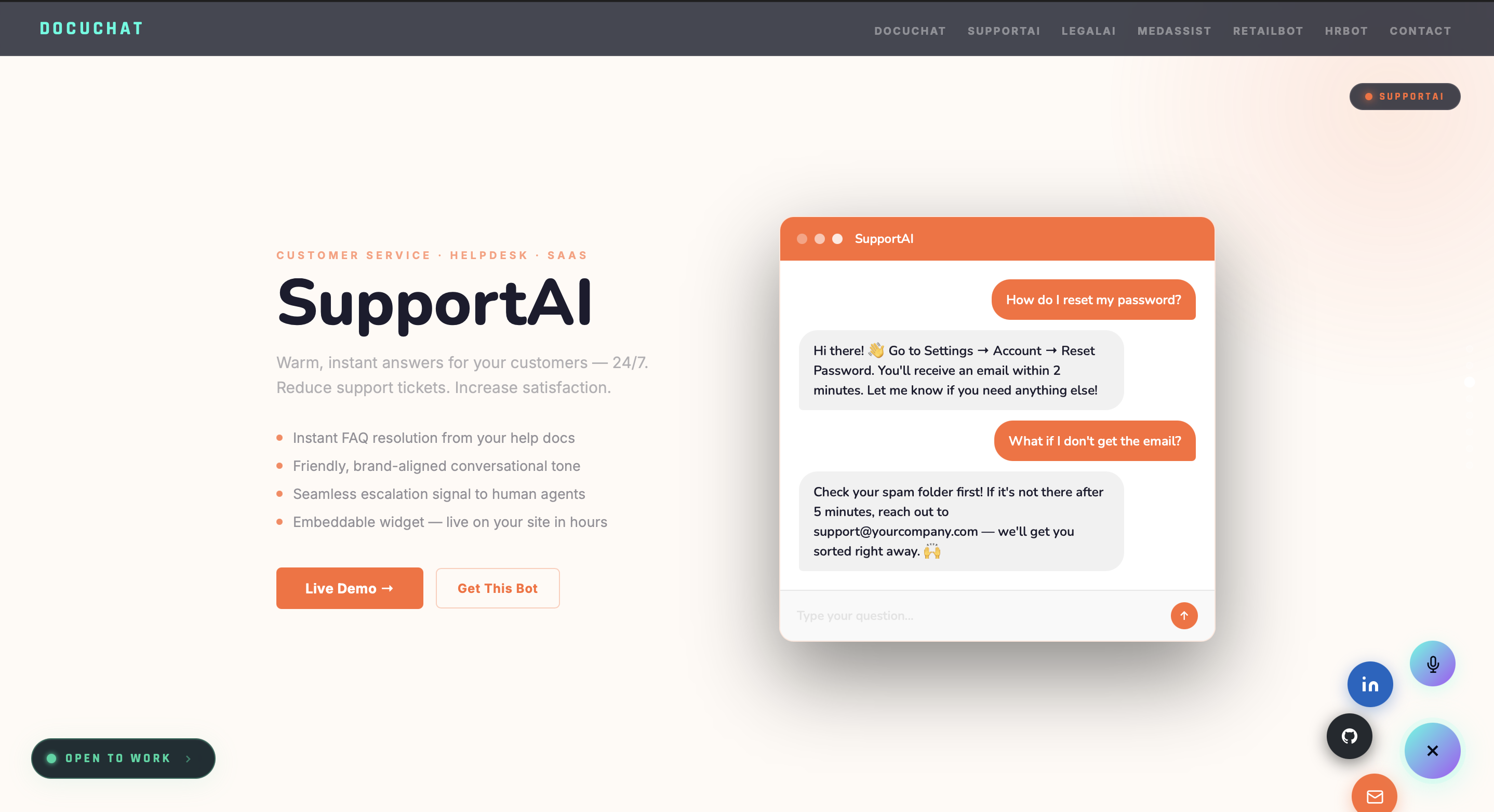 DocuChat: Voice + Text RAG Chatbot